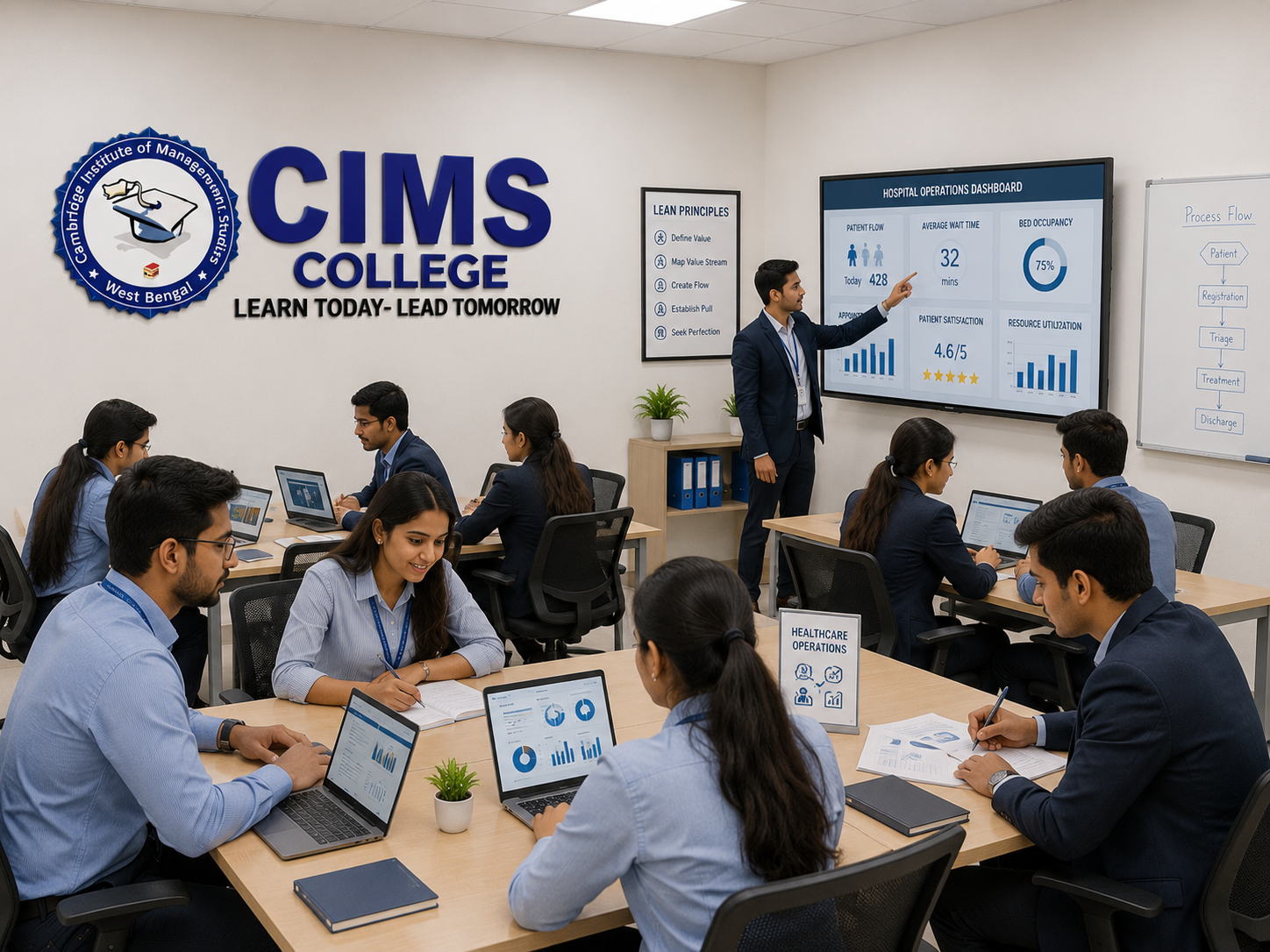 CIMS College healthcare and diagnostic operations training area